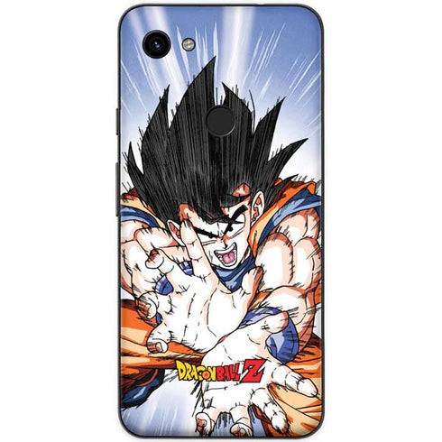 Dragon Ball Z Goku Kamehameha Blast Google Pixel 3a Skin